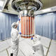 The actual XENON1T detector (Image: the XENON collaboration)